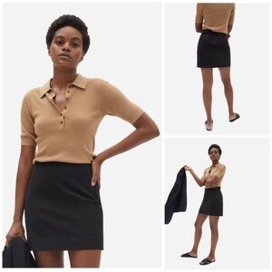 Everlane Black Mini Skirt